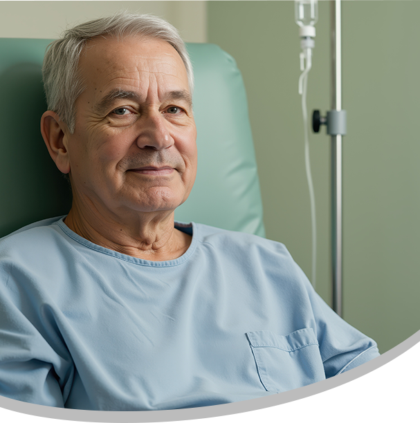Patient in hospital